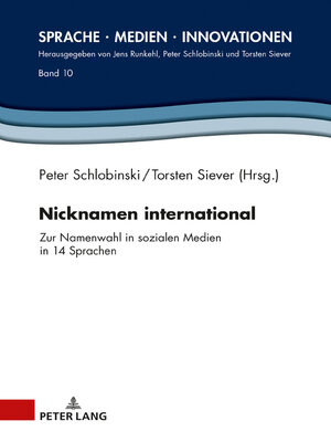 cover image of Nicknamen international